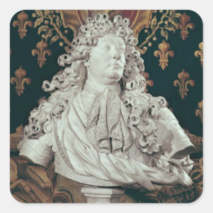 Bust of Louis XIV  1686 Square Sticker