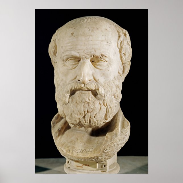 Bust of Lysias Poster (Front)