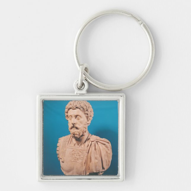 Bust of Marcus Aurelius Key Ring (Front)