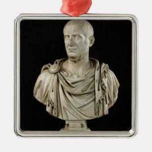 Bust of Marcus Claudius Tacitus Metal Tree Decoration