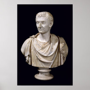 Bust of Marcus Cocceius Nerva Poster