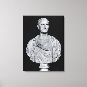 Bust of Marcus Licinius Crassus Canvas Print