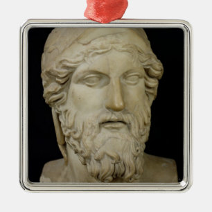 Bust of Miltiades 480-336 BC Metal Tree Decoration