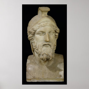 Bust of Miltiades  480-336 BC Poster