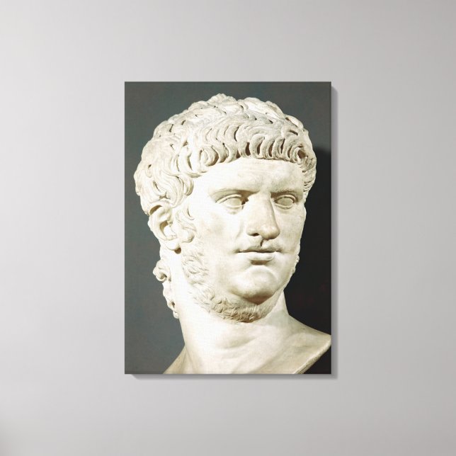 Bust of Nero Canvas Print (Front)