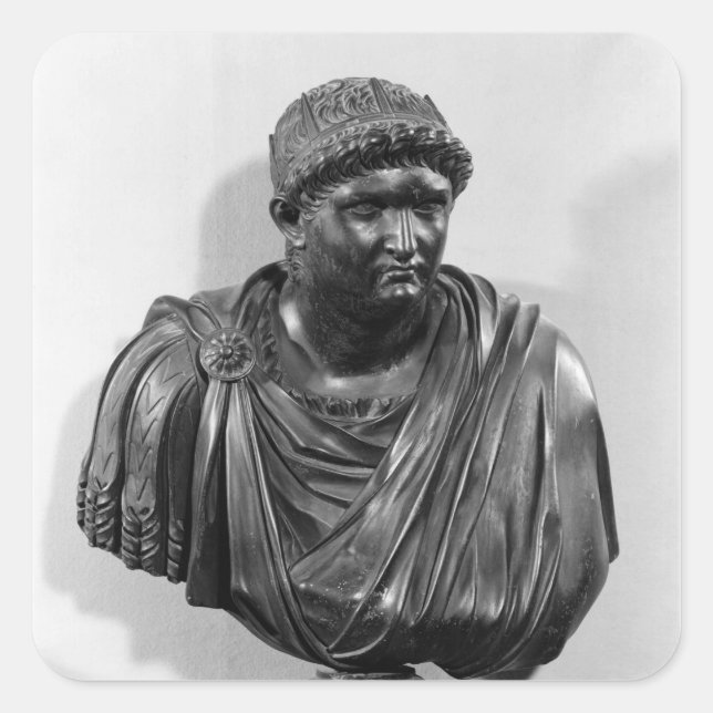 Bust of Nero , copy of an original Square Sticker (Front)