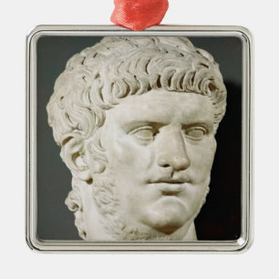 Bust of Nero Metal Tree Decoration