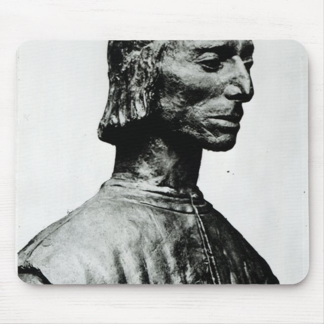 Bust of Niccolo Machiavelli Mouse Mat (Front)