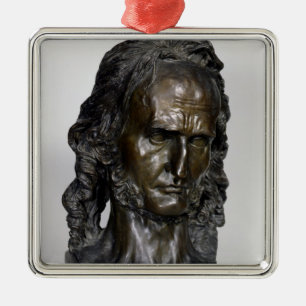 Bust of Nicolo Paganini  1830 Metal Tree Decoration