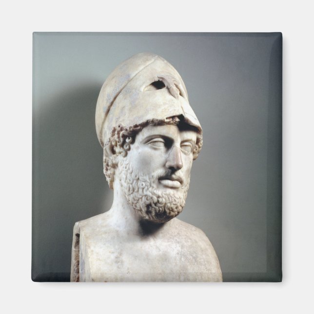 Bust of Pericles  copy of a Greek original Magnet (Front)