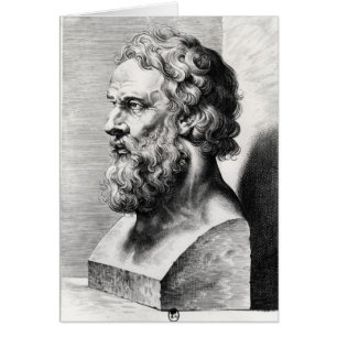 Bust of Plato engraved by Lucas Emil