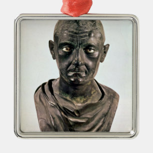 Bust of Publius Cornelius Scipio 'Africanus' Metal Tree Decoration