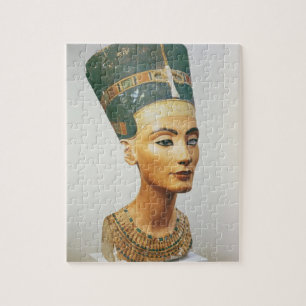 Bust of Queen Nefertiti, from the studio of the sc Jigsaw Puzzle