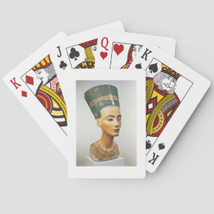 Bust of Queen Nefertiti, from the studio of the sc Playing Cards