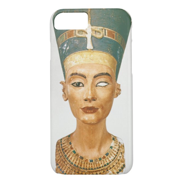 Bust of Queen Nefertiti, front view, from the stud Case-Mate iPhone Case (Back)
