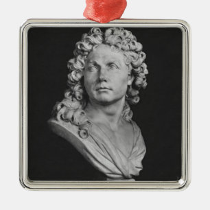 Bust of Robert de Cotte, 1707 Metal Tree Decoration