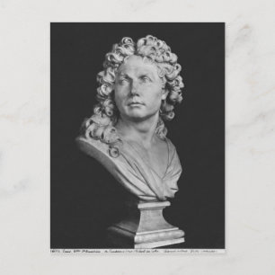 Bust of Robert de Cotte, 1707 Postcard