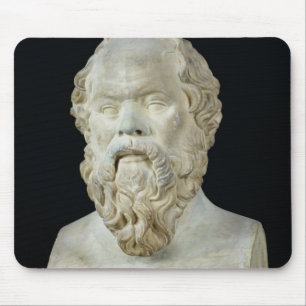 Bust of Socrates Mouse Mat