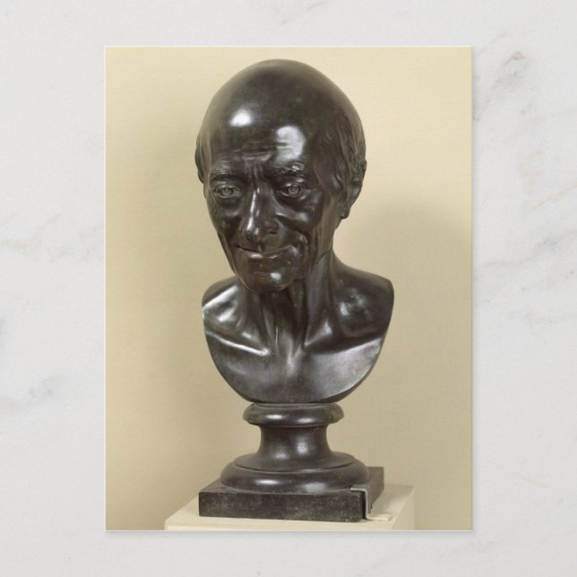 Bust of Voltaire  1778 Postcard (Front)