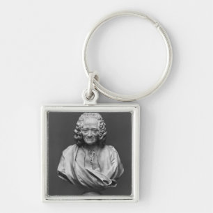 Bust of Voltaire Key Ring