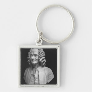 Bust of Voltaire Key Ring