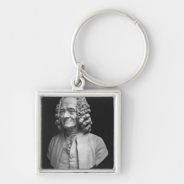 Bust of Voltaire Key Ring (Front)