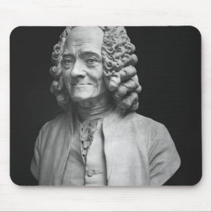 Bust of Voltaire Mouse Mat