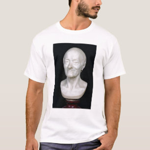 Bust of Voltaire  without his wig, 1778 T-Shirt