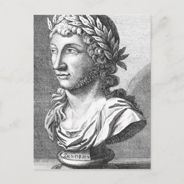 Bust of Xenophanes Postcard (Front)