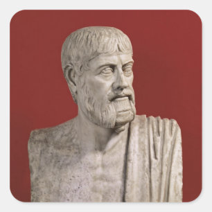 Bust presumed to be Flavius Claudius Julianus Square Sticker