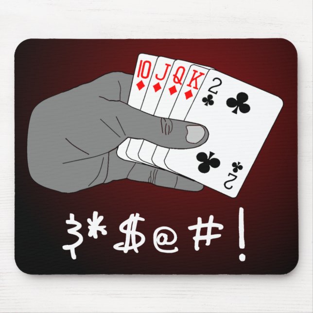 Busted Draw Mouse Mat (Front)