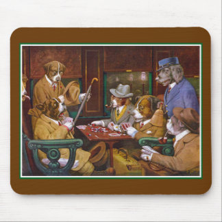 Busted! ("His Station and Four Aces") Mouse Mat