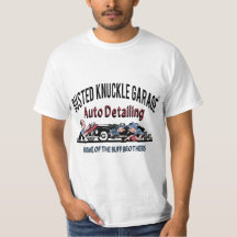 Busted Knuckle Garage AUTO DETAILING T-Shirt