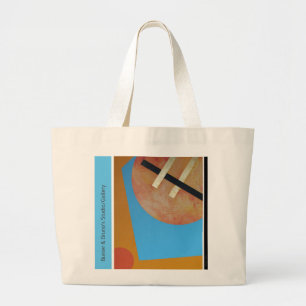 Buster & Bruno's abstract Large Tote Bag