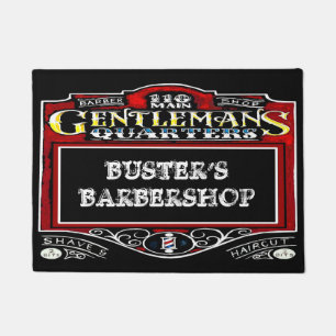 Busters Barbershop Personalise Doormat