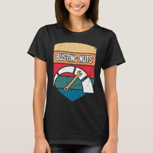 Busting Nuts Car Mechanic Auto Car Repair Car T-Shirt