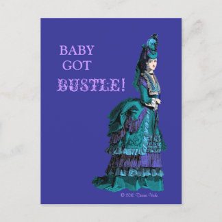 Bustle Postcard