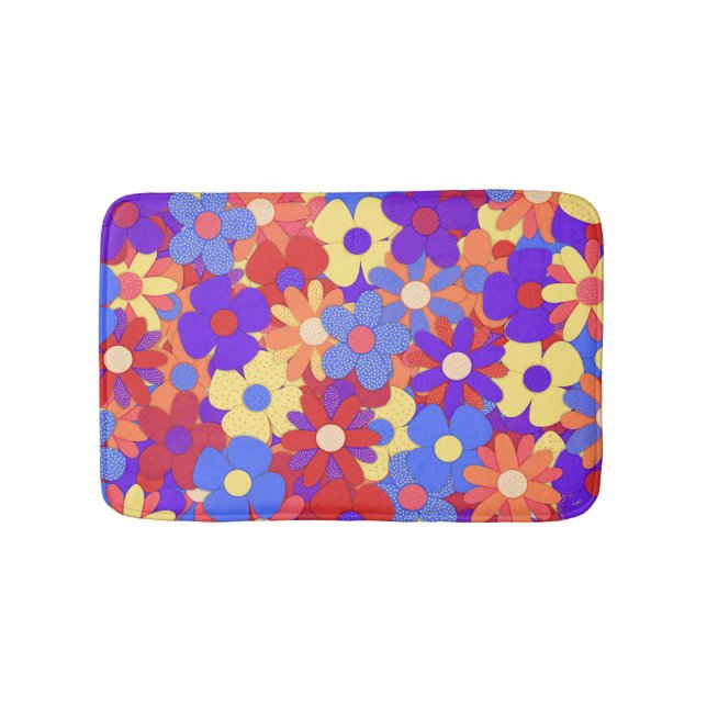 Bustling Bouquet Bath Mat (Front)