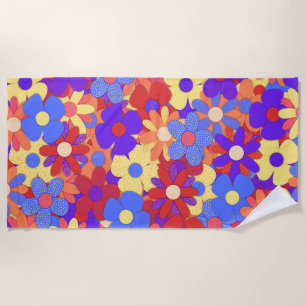 Bustling Bouquet Beach Towel