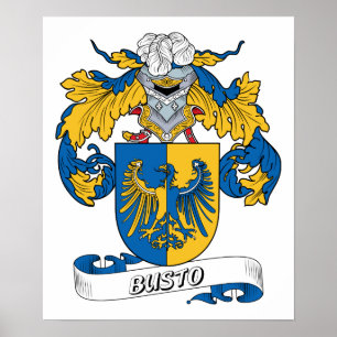 Busto Family Crest Poster