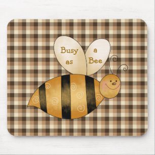 Busy as a Bee Fun Mousepad