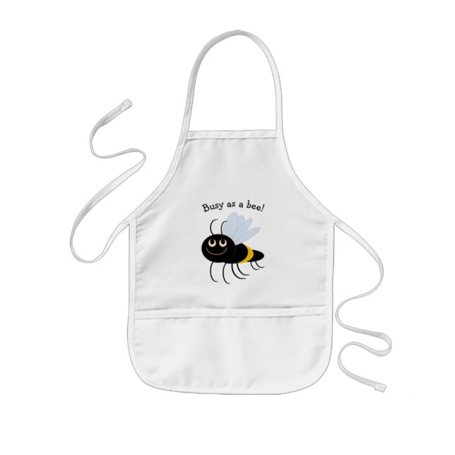 Busy As A Bee - kid's apron. Kids Apron (Front)