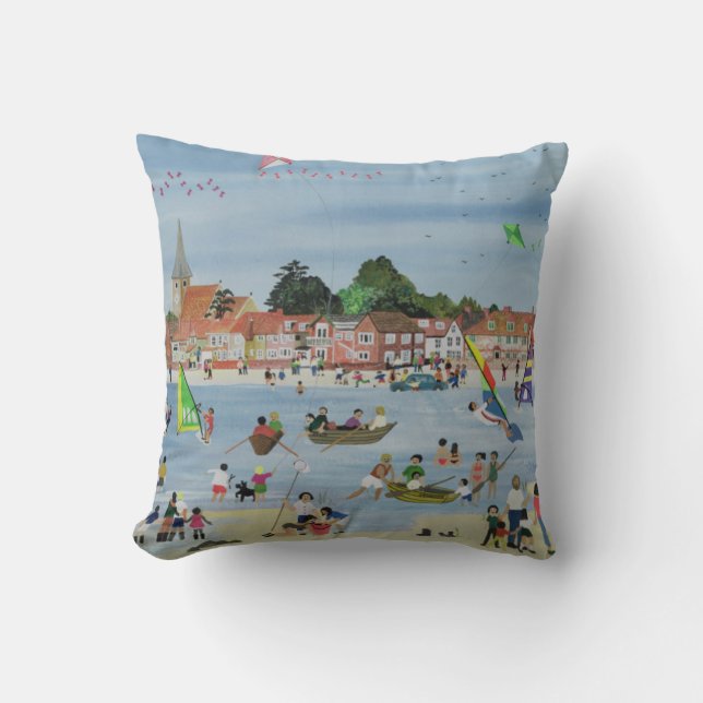 Busy Beach Cushion (Front)