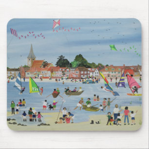 Busy Beach Mouse Mat