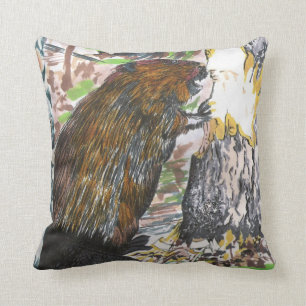 Busy Beaver Cushion