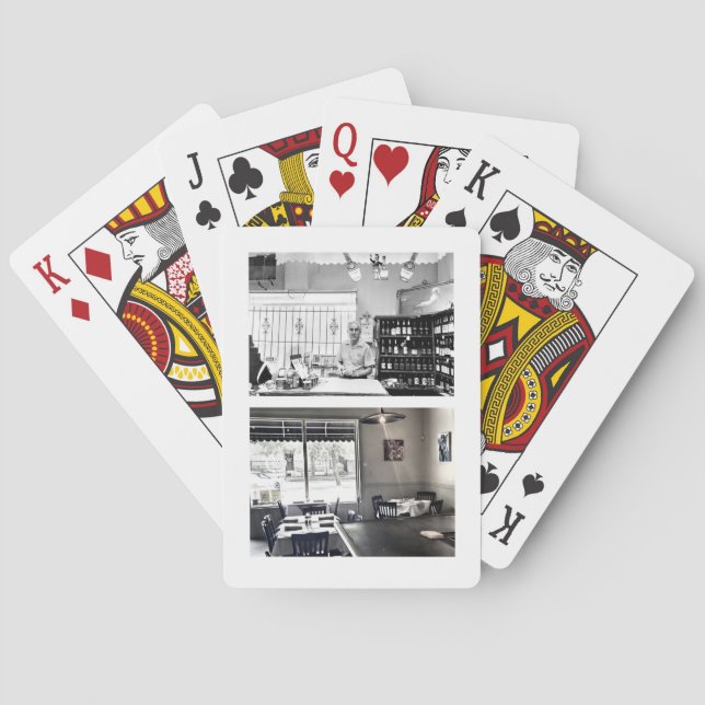 Busy Bee and The Raven Grill Playing Cards (Back)