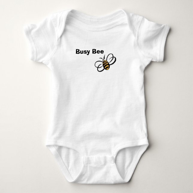 Busy Bee Baby Bodysuit (Front)