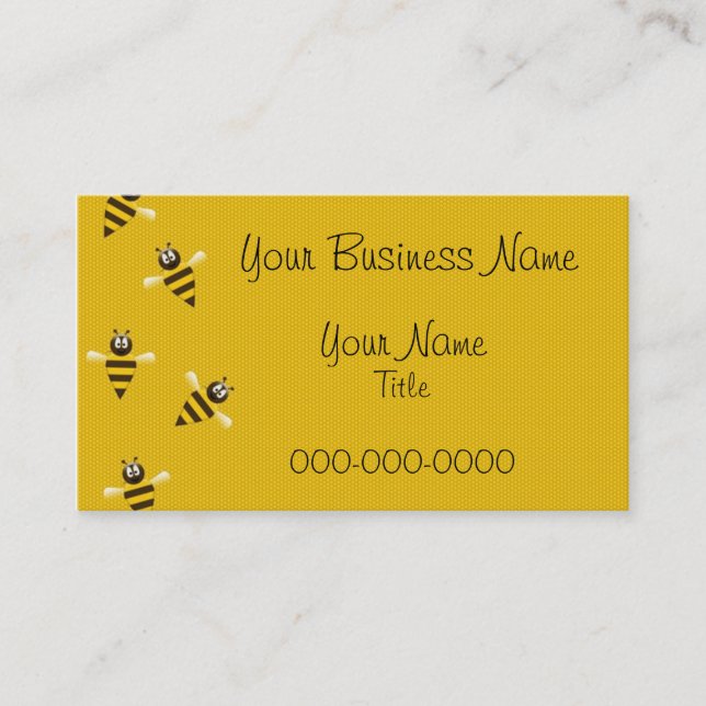 Busy Bee Business Card (Front)