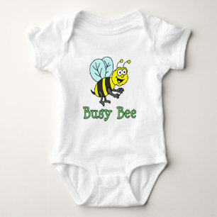 Busy Bee Cartoon Baby Bodysuit