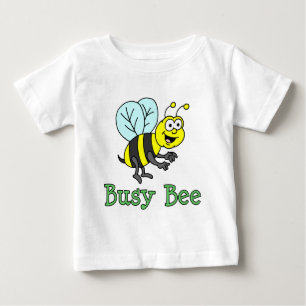 Busy Bee Cartoon Baby T-Shirt